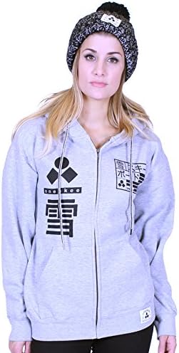 Oneskee Apres Premium Zippy Hooded Tops Ladies Fernie Heather Grey UK 14-16 Medium