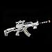 Fun Central BC693 LED Light up Flash Electromotion Gun, LED Light up Rifle Gun, Electromotion Toy Gun, LED Flash Electromotion Gun - for Party Favors, Gifts, Prizes, Rewards