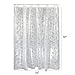 Carttiya Clear Shower Curtain Liner, EVA Bath Curtain Mildew Resistant Anti-Bacterial Clear - Non Toxic, Eco-Friendly, No Chemical Odor, 72 x 72 Mosaic