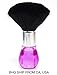 Neck Duster Brush for Salon Stylist Barber Hair Cutting Make Up, Cosmetic Body - Pink