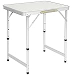 Best Choice Products Aluminum Camping Picnic Folding Table Portable Outdoor, 23.5" x 17.5"