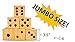 Giant Dice - Wooden Set for Yard & Lawn Games - Play Big Jumbo Yardzee & Yardkle at The Beach, Park, or Family Event