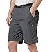 Columbia Sportswear Men's Big and Tall Silver Ridge Cargo Shorts,Grill,32W x 10L