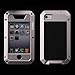 iPhone 4 Case, iPhone 4S Case, Ambox Waterproof Shockproof Dust/Dirt Proof Aluminum Metal Military Heavy Duty Protection Cover Case for Apple iPhone 4 4S (Silver)