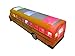 Green School Bus Bump and Go Action - Beautiful Attractive 3D Flashing Lights and Musical Sounds - School Bus Toy for Kids 3 and up Bump and Go Toy