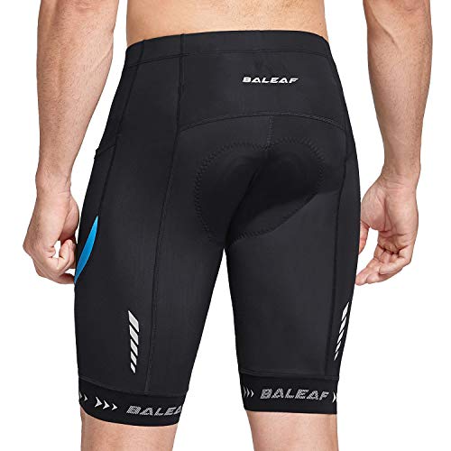 BALEAF Men's Bike Cycling Shorts 3D Padded Pockets Bicycle Riding Pants