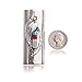$190Tag Flower Nickel Silver Certified Navajo Inlaid Turquoise MOP Onyx Coral Lighter Case 18122 Made by Loma Siivathumb 2