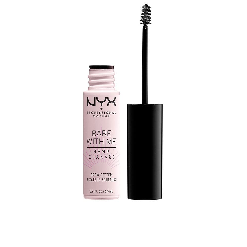 NYX Professional Makeup Bare with Me Hemp Brow Setter, for Eyebrow Shaping, Soft to Firm Hold, Conditioning Hemp Seed Oil, Clear Finish