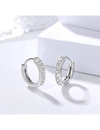 earrings for women - Silver Plated Dangle Earrings Set BoRuo Filigree Drop Double Twist Wave Tree of Life Drop Earrings for Women Fashion