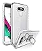 Style4U LG G5 Case, Scratch Resistant Shock Absorbent Slim Clear Back TPU Bumper Case Cover for LG G5 with 1 Ring Holder Kickstand (Clear)