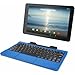 RCA Viking Pro Blue Edition 10 Inch Touchscreen 2 In 1 Tablet Laptop (Quad-Core Processor, 32G storage, Detachable Keyboard, Free Office Moblie APP, IPS Display, Android 6.0)