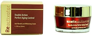 Reactivator Double Action Aging Control, Whitening Cream, Anti Wrinkle, Anti Aging, Skin Whitening,Achieve a Firmer, Brighter, Smoother, Clearer, More Balanced Skin Tone! 1.75 Fl.Oz