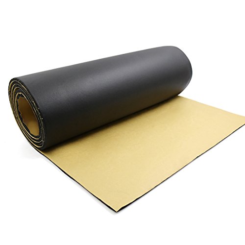 uxcell a17042100ux0959 As Image 394mil 10mm 21.53sqft Car Floor Tailgate Sound Insulation Deadener Mat 79