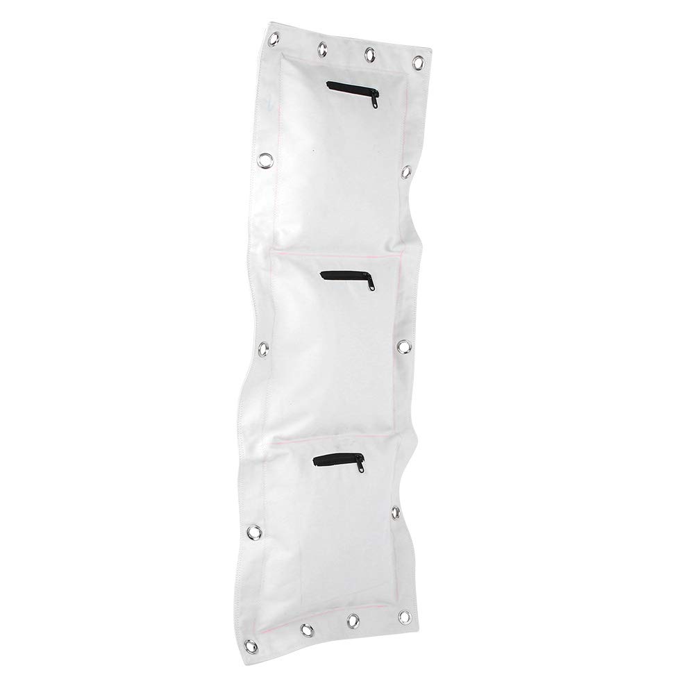 Akozon Wing Chun Training Ring Wall Punch Pad Canvas Punch Empty Sand Bag Target with Zipper for Boxing Muay Thai Sanda(Triple Bag)