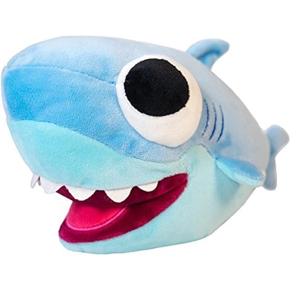 shark eating pizza plush