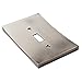 Franklin Brass 64932 Concave Single Toggle Switch Wall Plate / Switch Plate / Cover, Satin Nickel