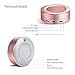 LENRUE Bluetooth Speakers, Portable Wireless Mini Speaker with Handsfree Call, Built-in-Mic and TF Card for iPhone, iPod, iPad, Phones, Tablet, Echo dot, Good Gift (Rose Gold)