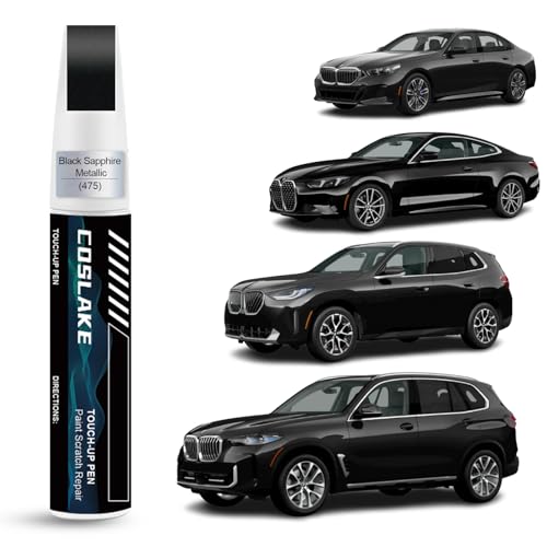 COSLAKE Car Touch Up Paint(Black Sapphire Metallic(475)) for BMW at Amazon