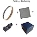 Vinca Mascot Ladies Elegant Magnetic Bracelet for Women Arthritis Pain Relief Perfect Health, Gold Silver