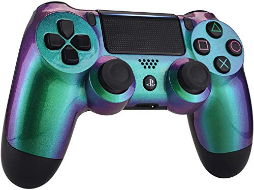 DualShock 4 Wireless Controller for Playstation 4 -"Soft Touch (Green & Purple Chameleon) - Thumbnail 2