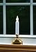 Xodus Innovations FPC1520B Battery Operated LED Window Candle with Small Plastic Gold Base (Pack of 6)