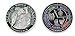 Forge Put On The Whole Armor of God EPH 6:13-17 Enamel 3D Challenge Coins (Antique Silver (1 Coin))