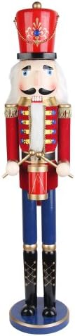 Zest Avenue 36 Inch Red Christmas Nutcracker Drummer Soldier