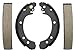 ACDelco Silver 14637B Bonded Rear Drum Brake Shoe Set