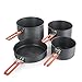 Mengzice Camping Cookware Lightweight Outdoor Backpacking Cooking Picnic Bowl Pot Pan Setthumb 3