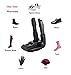 Manledio Portable Electric Shoe Glove Boot Dryer and Warmer,with Folding and Drying Rack