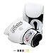Fairtex Muay Thai Boxing Gloves BGV1 BR Breathable White 16 oz Training & Sparring Gloves for Kick Boxing MMA K1