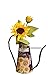 Your Hearts Delight Sunflower Watering Can, 12-3/4 by 12-1/2 by 6-Inch (8T9637)