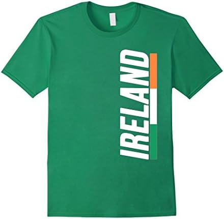 Men's IRELAND T-shirt Im Irish I Love Ireland Flag Gift Tee Large Kelly Green