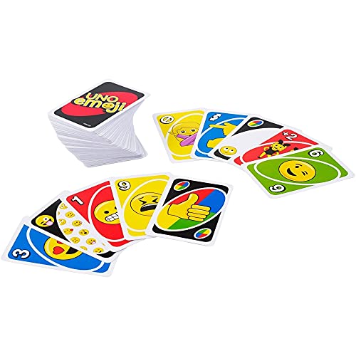 Mattel Games Uno Emojis Multicolor Basic Pack Pricepulse