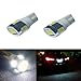 JDM ASTAR Extremely Bright 5730 SMD 194 168 175 2825 W5W T10 LED Bulbs,Xenon White (Interior Use Only)