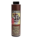Lyons Rich & Creamy Chocolate Flavored Hot Fudge Topping, 23 Oz. Bottle