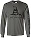 Charcoal Don't Tread On Me Longsleeve T-Shirt