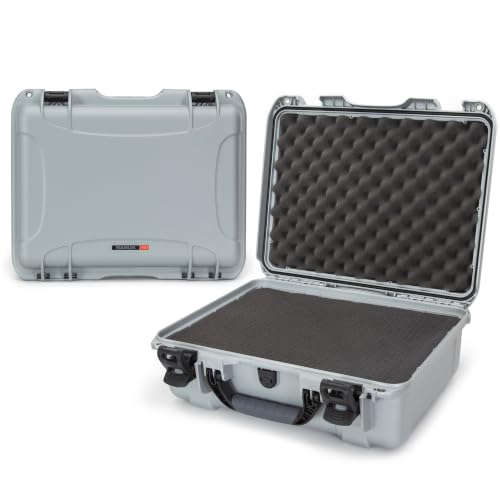Nanuk 930 wasserdichter Hartschalenkoffer mit Schaumstoffeinsatz, Silber