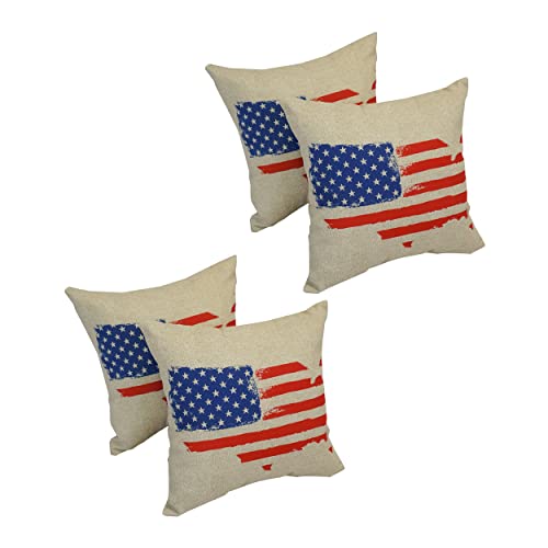 Spun Polyester 17-Inch Outdoor Throw Pillows (Set Of 4)  Co-Jo16-26-S4