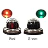 Pactrade-Marine-A-Pair-of-Red-Green-Stainless-Steel-LED-Navigation-Bow-Lights