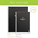 Rocketbook Fusion Smart Wiederverwendbares Notizbuch, To-Do-Listen & Notizvorlagen-Seiten | 1 Pilot Frixion Stift & 1 Mikrofasertuch, Executive - Rot