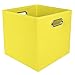 Modern Littles Sweets Folding Storage Bin, Solid Yellow