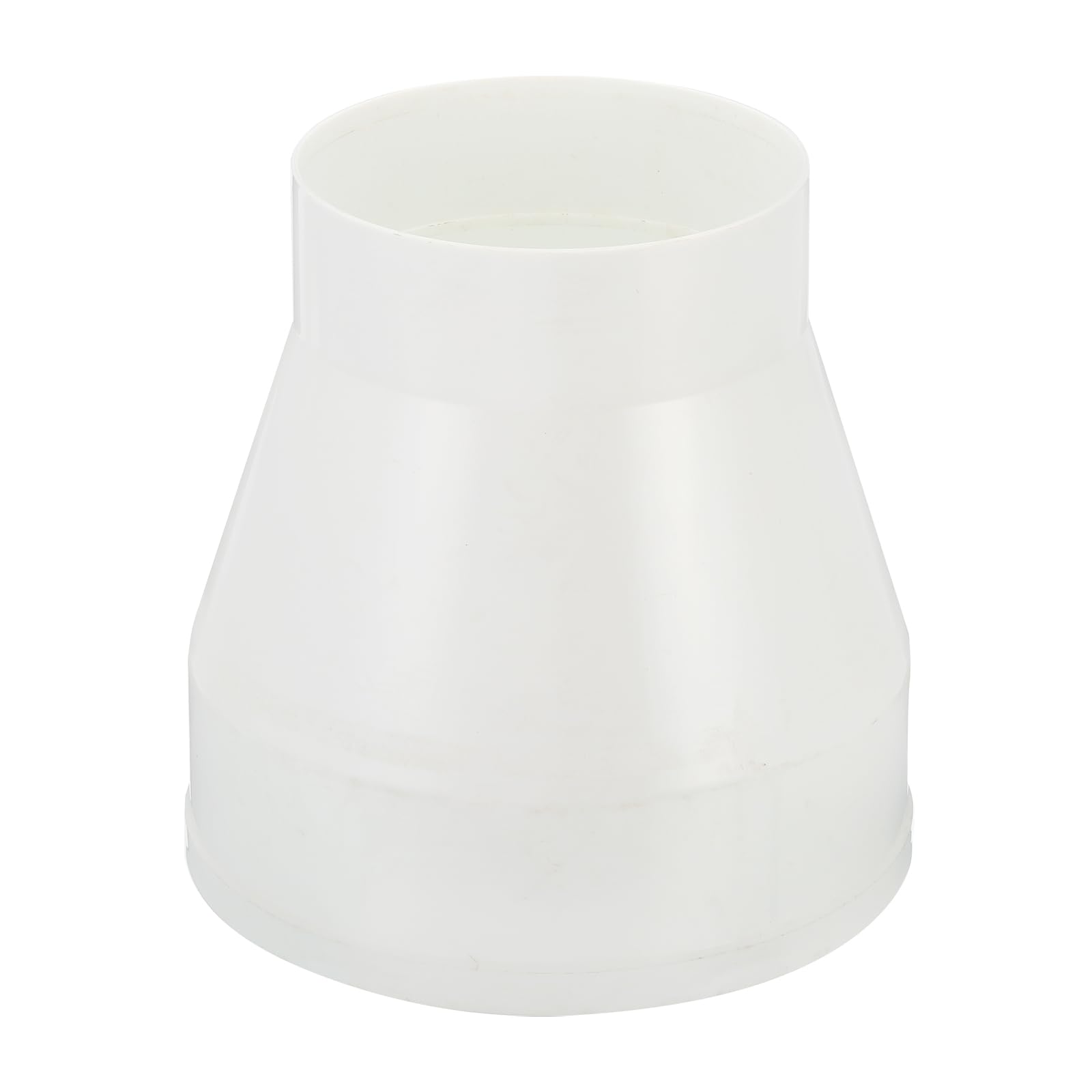 PATIKIL 7" to 4.5" Duct Reducer, Duct Connector Ducting Inline Adapter Increaser ABS Plastic Vent for HVAC Heating Cooling Air Ventilation (160-110mm)