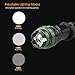 Cathnight Outdoor 350 Lumens Tactical Flashlight,Ultra Bright LED Handheld Portable Flashlights,Water Resistant Torch with Adjustable Focus and Light 3 Modes for Camping Hiking etc