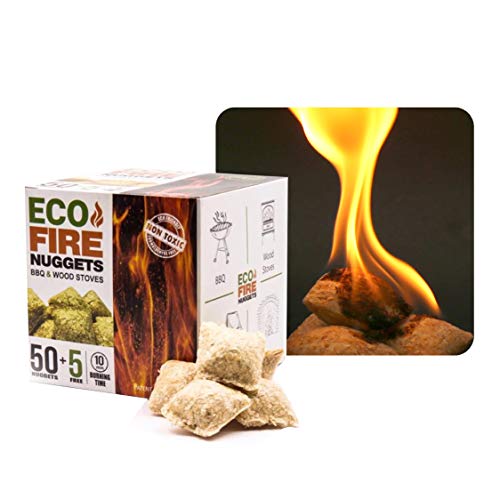 Eco Fire Lightning Fire Starters for Fireplace, Camping, Wood Stoves