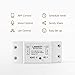 Wifi Smart Switch 2PCS | Wi-fi Wireless Remote Control Circuit Break for Household Appliances Compatible with Alexa DIY Your Home via iPhone Android App