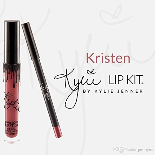 Kylie Matte Liquid Lip Kit (Lipstick+ Lip Liner) (Kristen)