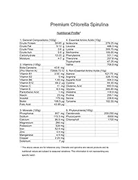 Spirulina orgánica en polvo Good Natured Chlorella 50/50, mezcla para 75 días