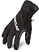 West Chester Men's Slip On Fleece Winter Glove, Textured Palm, Black/Gray, X-Large (96110/XL)