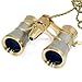 Levenhuk Broadway 325F Opera Glasses (Silver Theater Binoculars with LED Light and Chain)